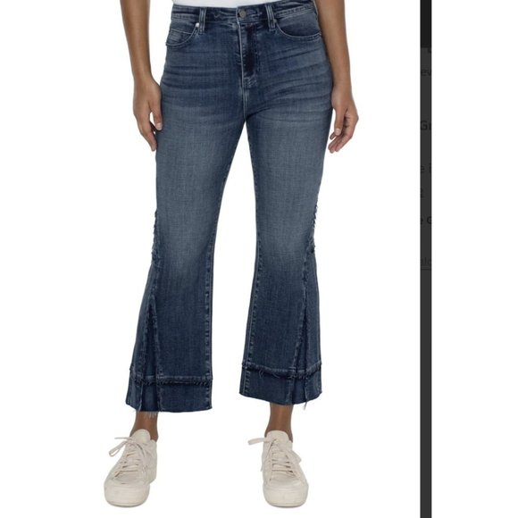Hannah Cropped Flare Jean (Liverpool) main image 1